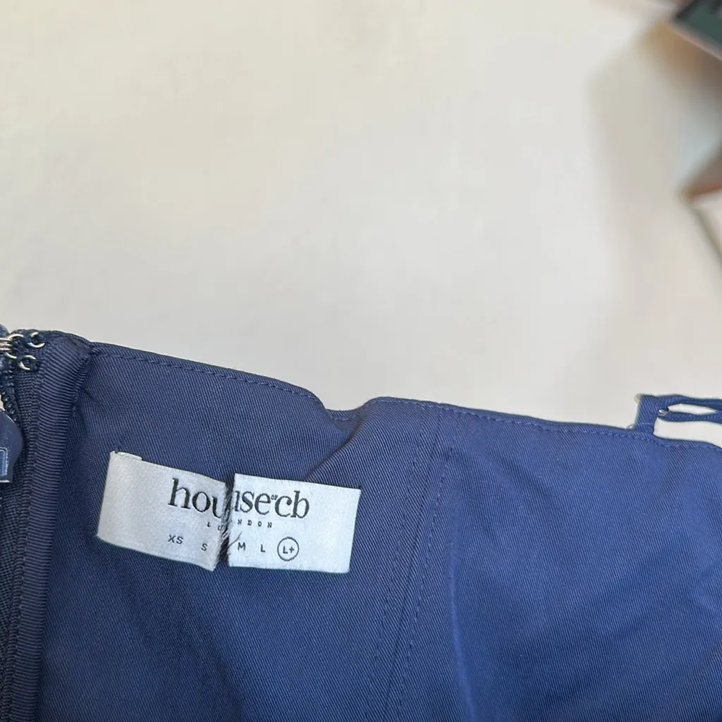 HOUSE OF CB 'Samaria' French Navy Corset Sundress NWOT‎ size XL - Image 7