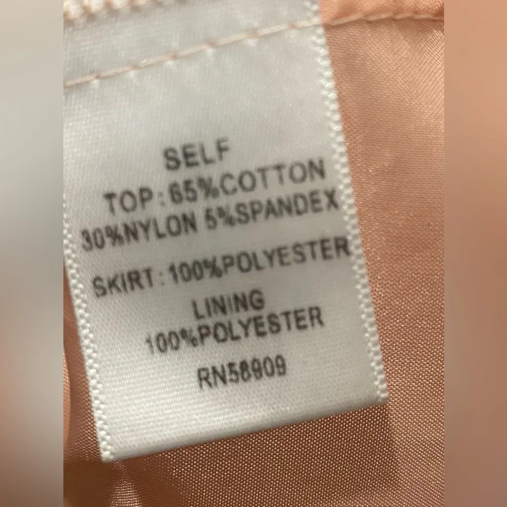 Laura Peach Pink Floral Off the Shoulder Fit & Flare Midi Dress - S - Image 8