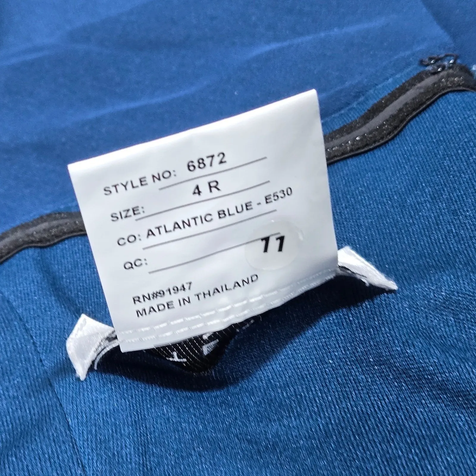 After Six 6872 Atlantic Blue Off The Shoulder Draped Gown Formal Dress Size 4‎ - Image 6