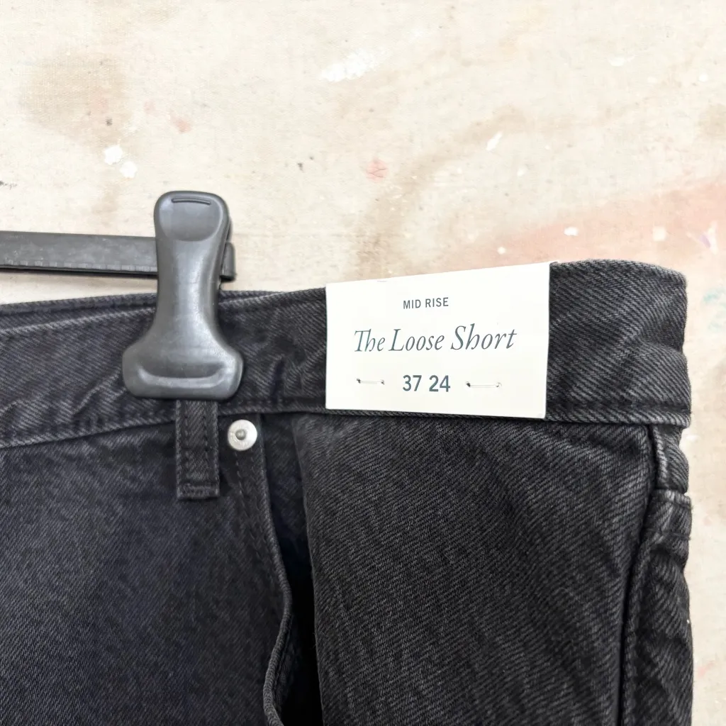 Abercrombie the Loose Short Mid Rise Black - Image 2