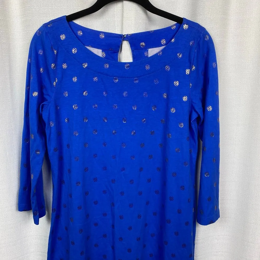 Lilly Pulitzer Bay Dress in Blue Grotto Squeeze The Juice Engineered Dress Sz.S - Image 4