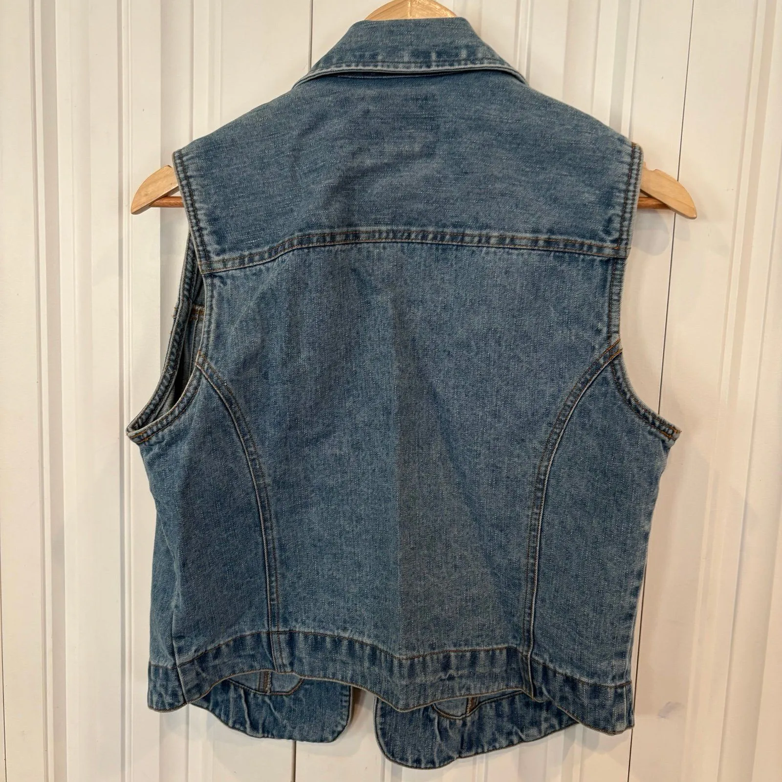 St. John’s Bay Denim‎ Vest Size Small - Image 2