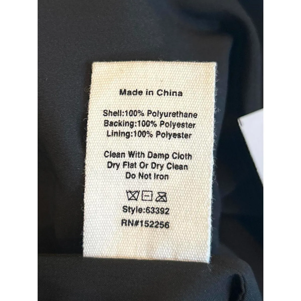 NWT Avec Les Filles Womens Faux Leather Skirt Sz 4 Black Zipper Mini Gothcore - Image 5