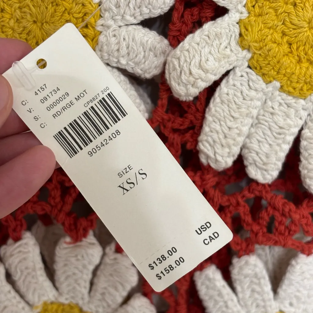 NWT By Anthropologie Floral Patch Tunic - Size XS/S - Image 6