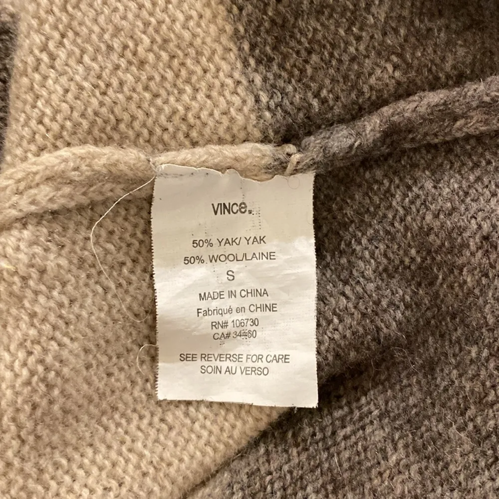 Vince Striped Wool Sweater, Size Small - Image 7