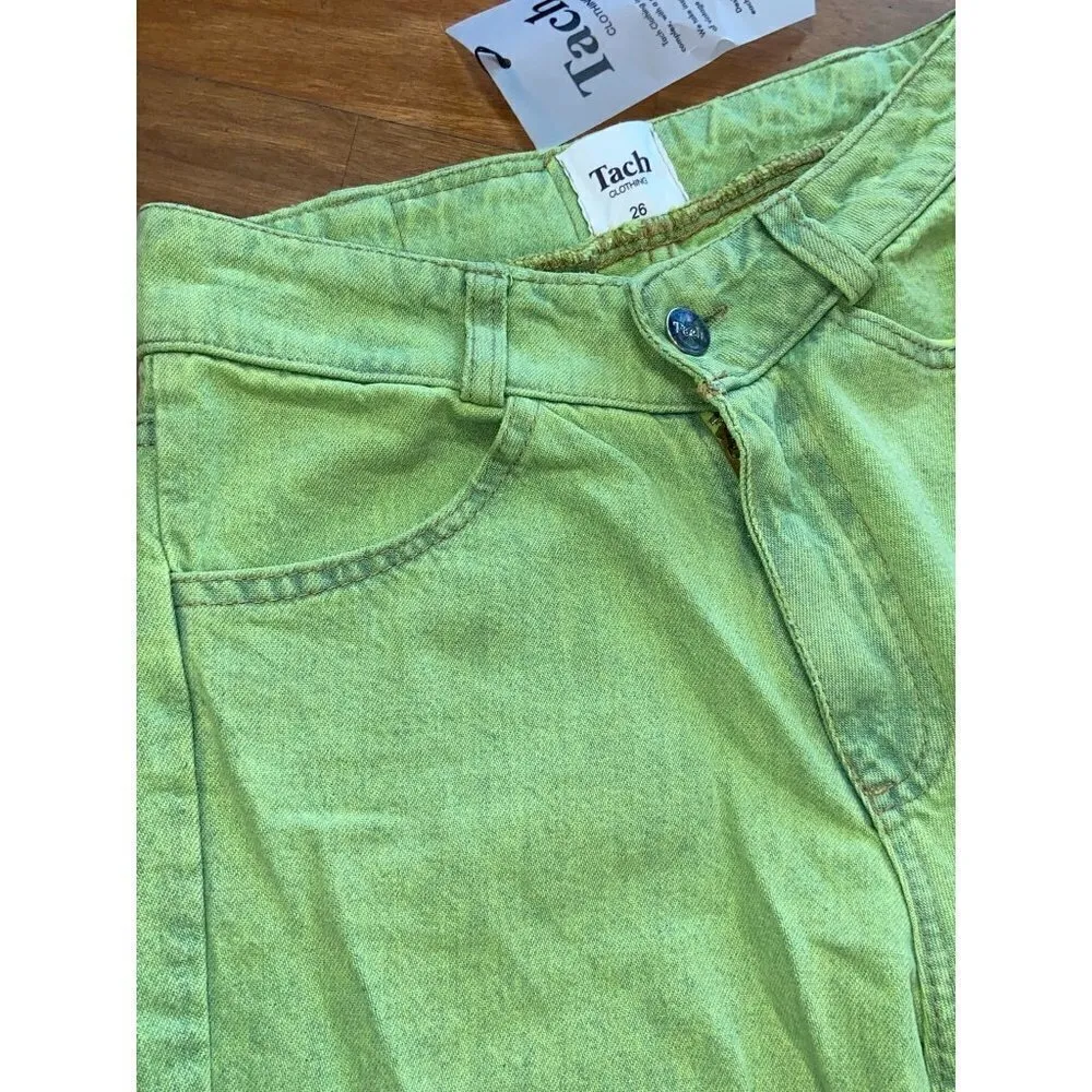 Tach Clothing Lubina Jeans in Green 26 New AS - Image 10