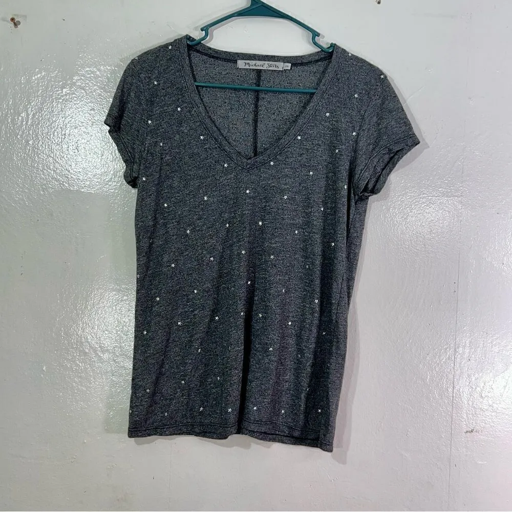 Michael Stars  size small Womens, V-neck, top, shimmering, glittery‎ - Image 4