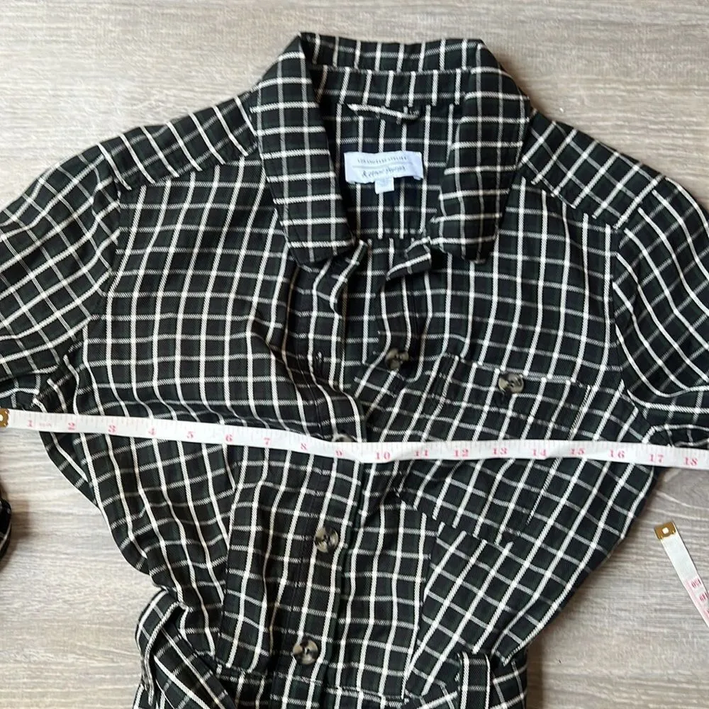 & OTHER STORIES Lyocell Belted Check Jumpsuit - Image 11