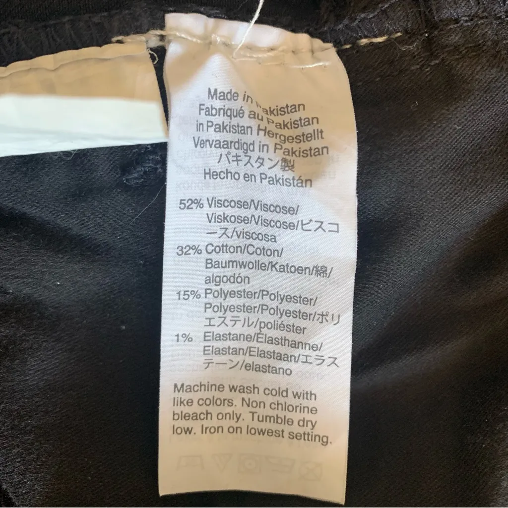 Madewell Roadtripper Skinny High Rise Black Wash Jeans Size 32 - Image 11