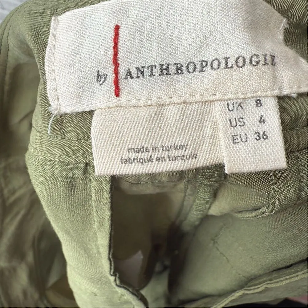 Anthropologie Women's Size 4 Green Wide - Image 5