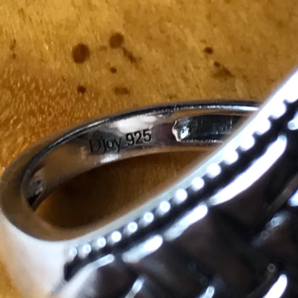 Norwegian Thulite Sterling Silver Ring - Image 6