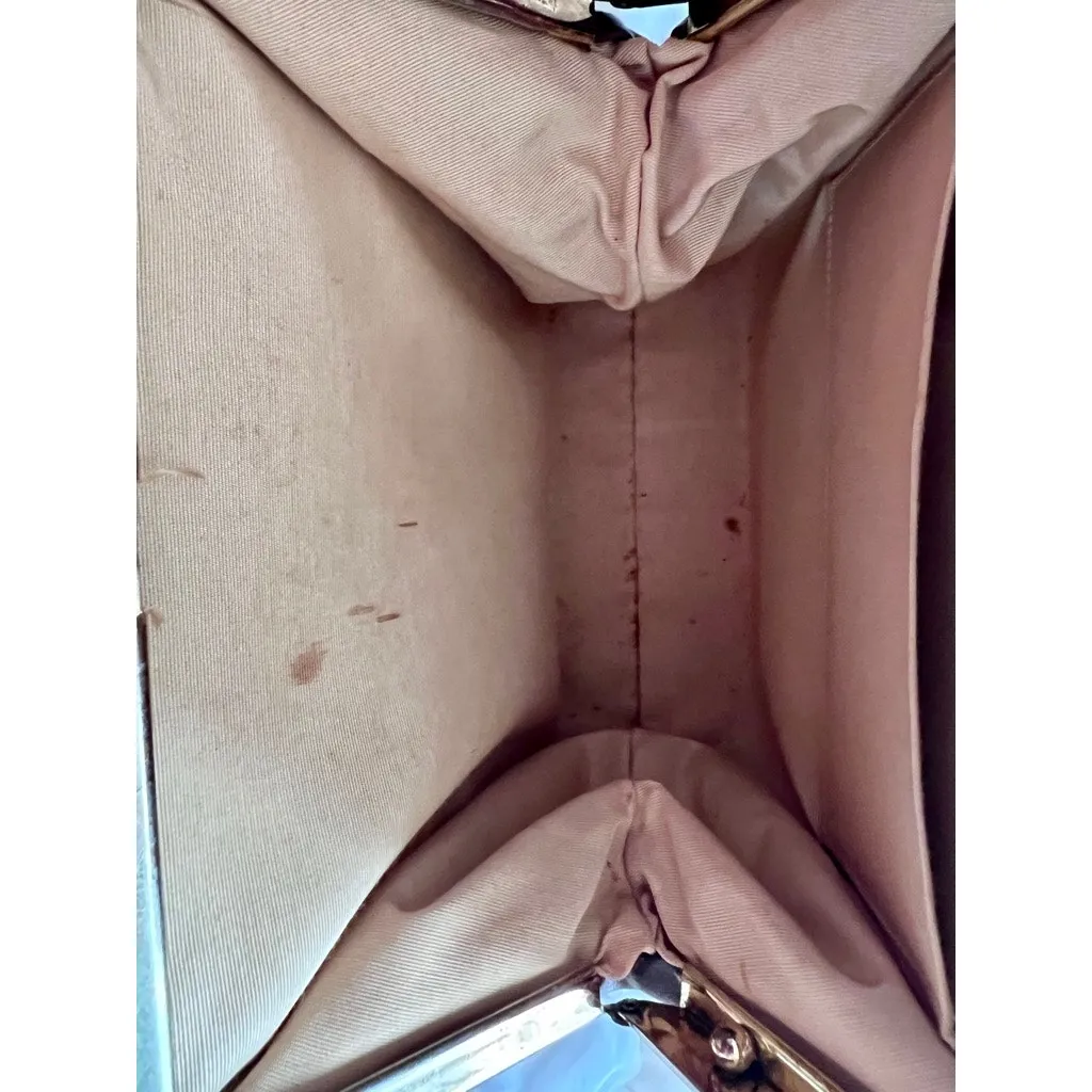 Vintage Brown Retro Handbag Purse Clasp - Image 7