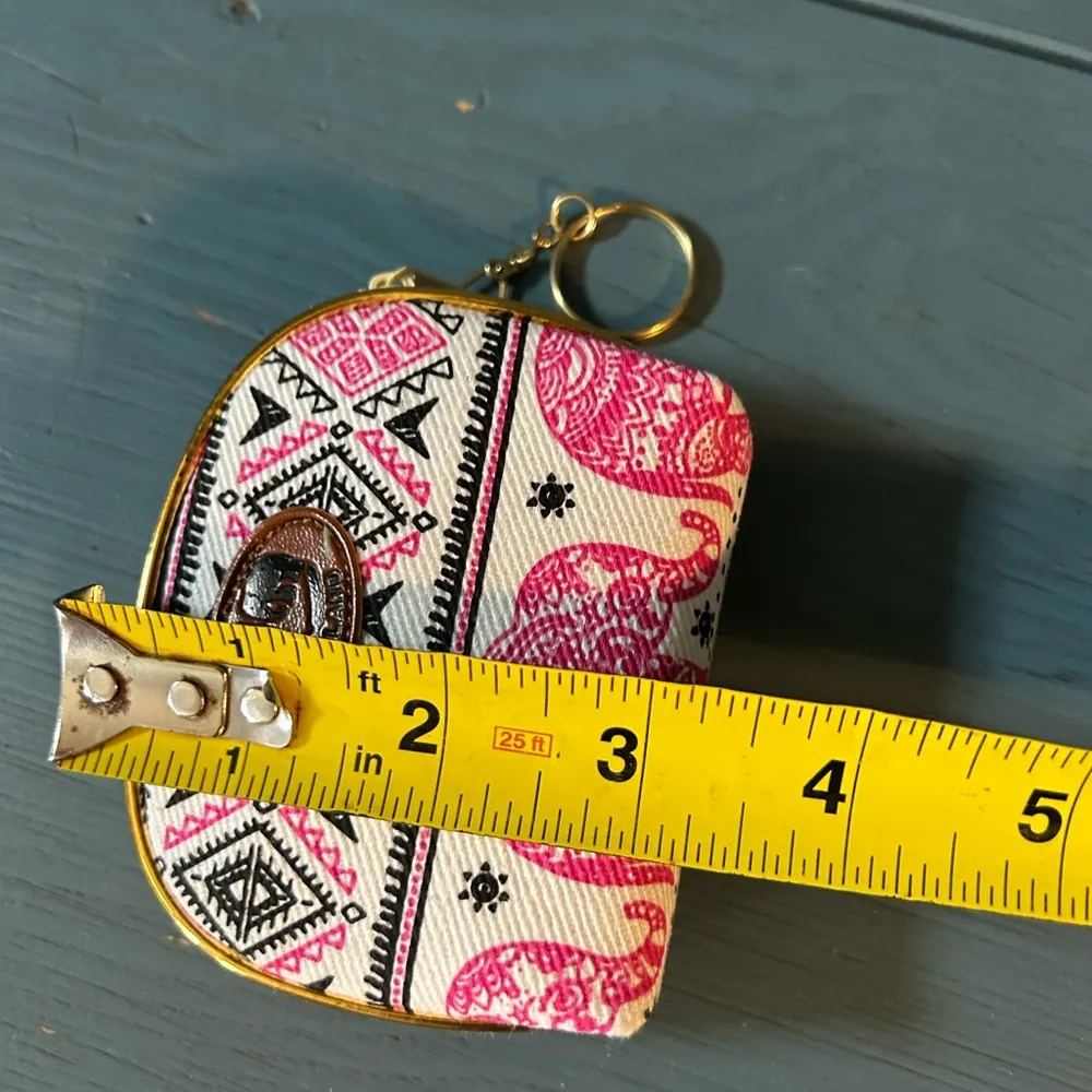 Pink Elephant Pattern Women's Coin Purse - Image 5