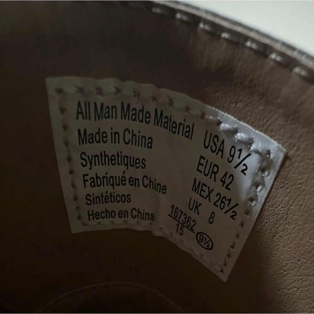 NIB Brash  Lace-Up Platform Oxfords Pewter Size 9.5 - Image 7