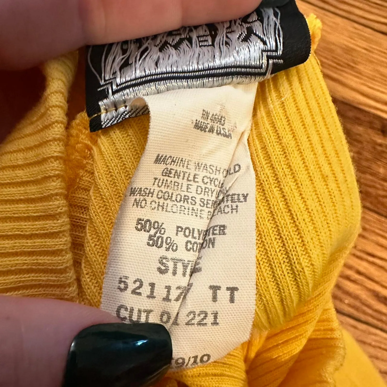 Vtg bright yellow maxi dress Size 10 - Image 4