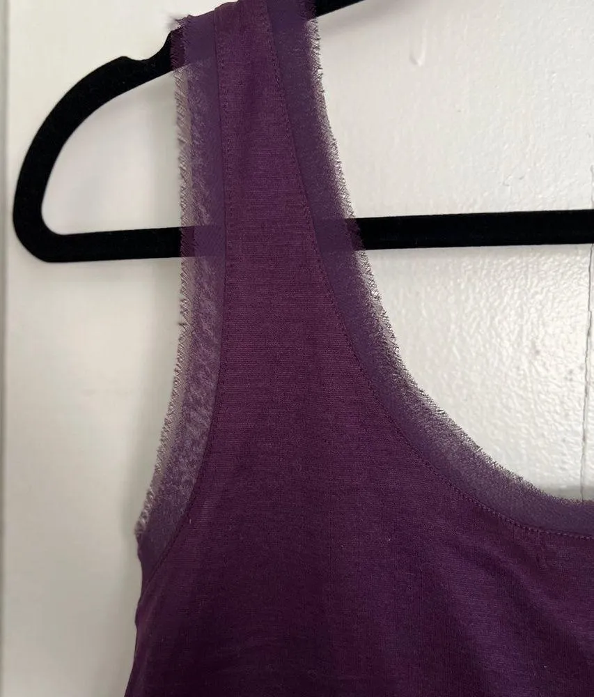 Club Monaco Purple Tank Top - Image 3