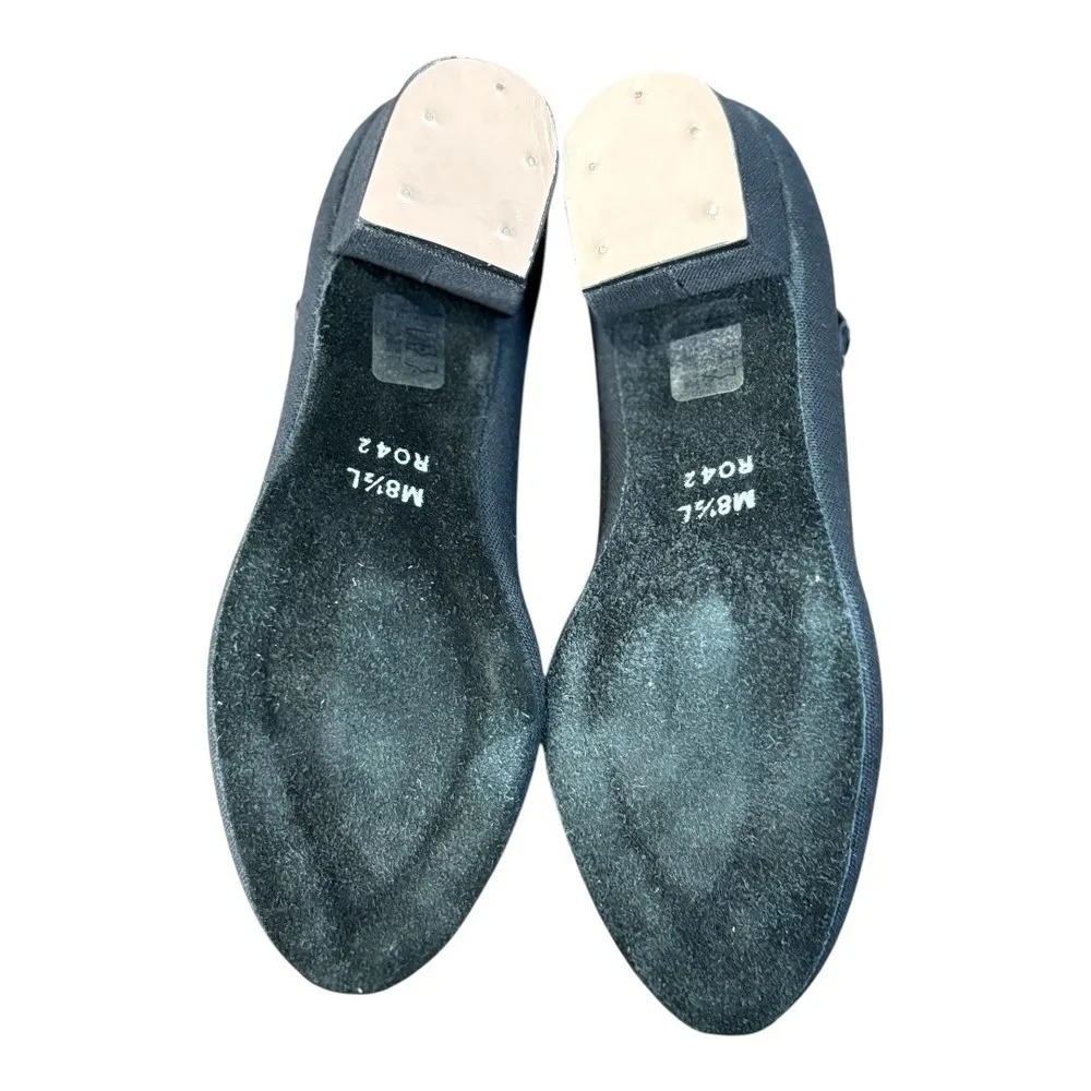 So Danca Ballroom Dance Shoes 1.5 Heel Latin Canvas Black Elastic Strap Size 8.5 - Image 11