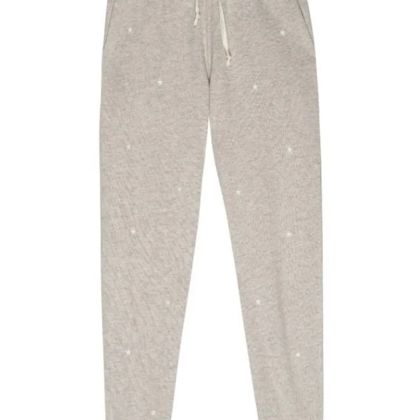 Rails Kingston Heather brown embroidered stars sweatpants Joggers, size S gym - Image 4