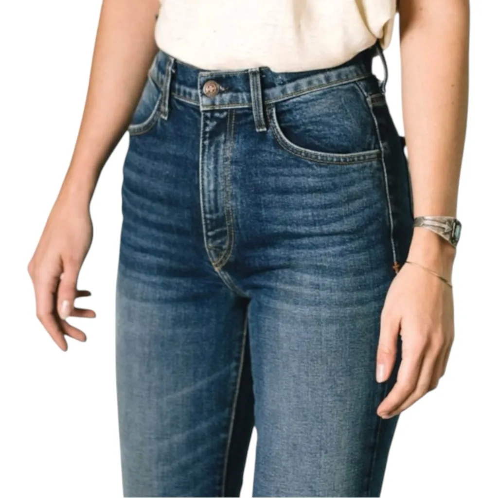 Imogene‎ + Willie Sophie Jeans High Rise Retro Cut Straight Leg Denim Bedford 24 - Image 3