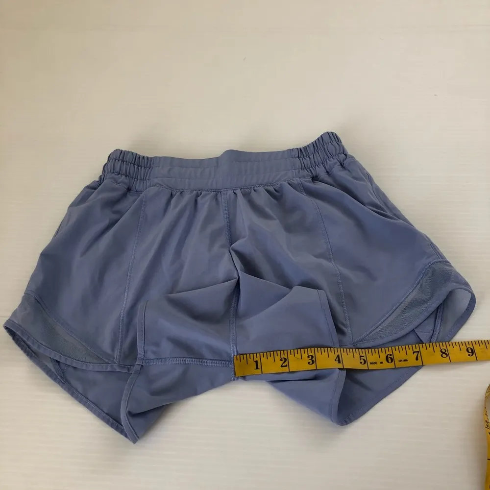 Lululemon Hotty Hot Shorts 4” Hydrangea Blue, 4 - Image 6