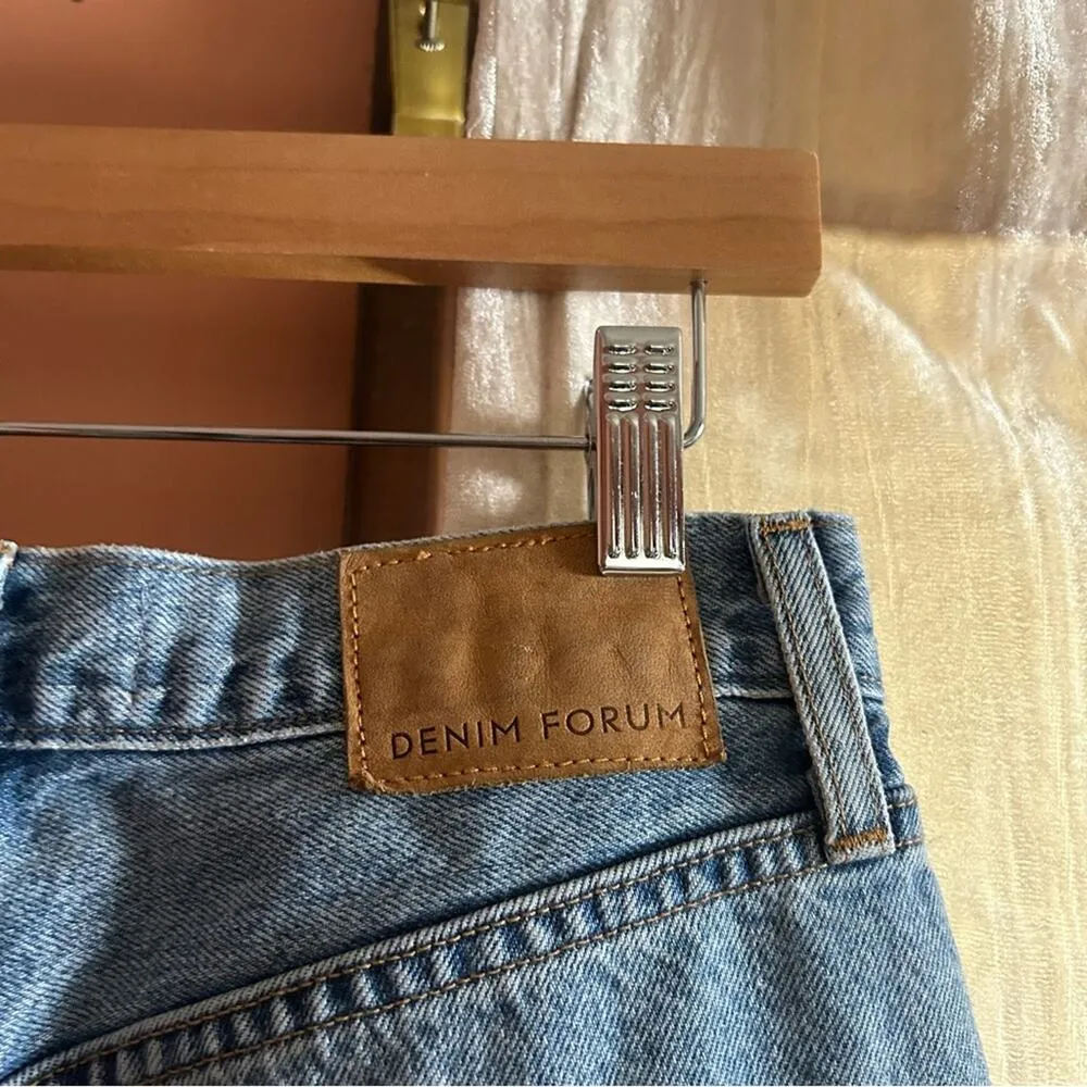 Denim Forum Aritzia The BF‎ High Rise Loose 28L Jeans Medium Wash Denim Size 25 Blue - Image 3