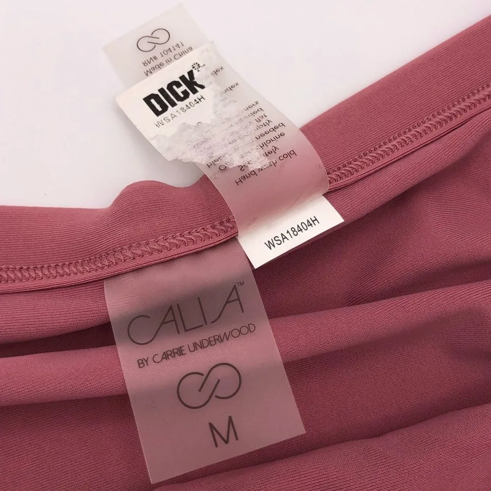 Calia Carrie Underwood Banded Waist Bikini Bottoms Heathered Mauve size M NWOT Size M - Image 8