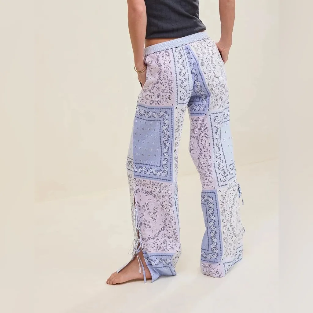 Aerie Off-Duty Seersucker Trouser PJ Pants XS - Image 2