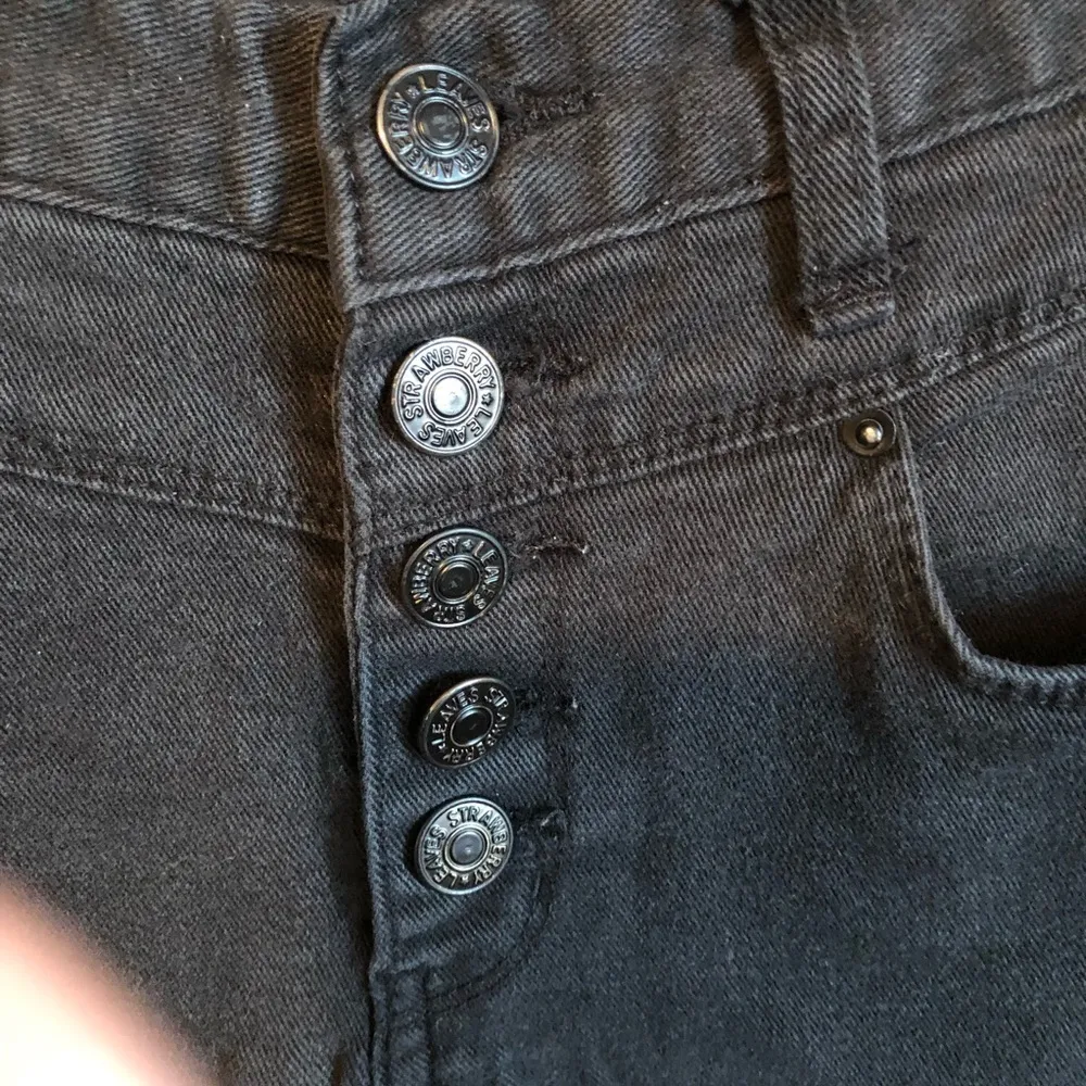 Ocean Black‎ High Rise Button Fly Skinny Jeans Black Size 25 - Image 4