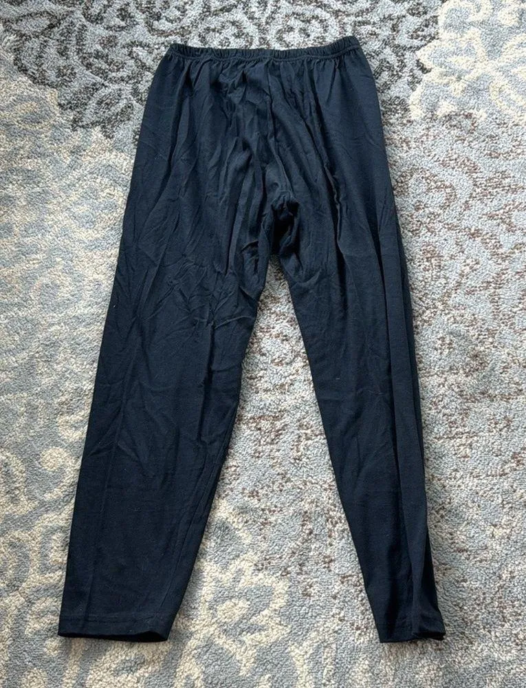 Vintage Radio Two Piece Embroidered Top & Pants Loungewear Set Black One Size Size undefined - Image 10