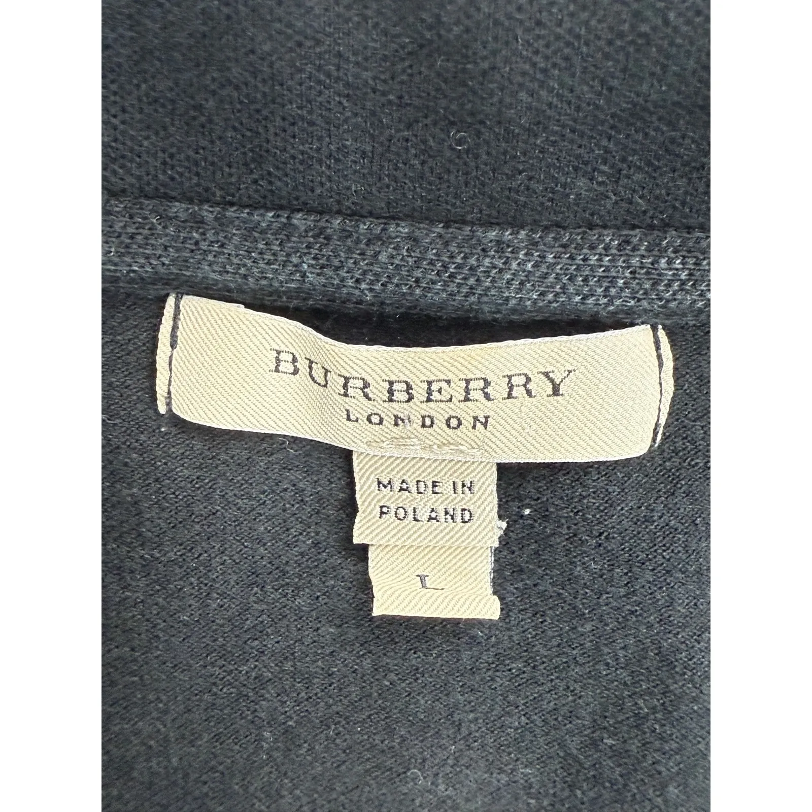 Burberry London‎ Black Polo Shirt Womens Short Sleeve Collared Casual Top - Image 2