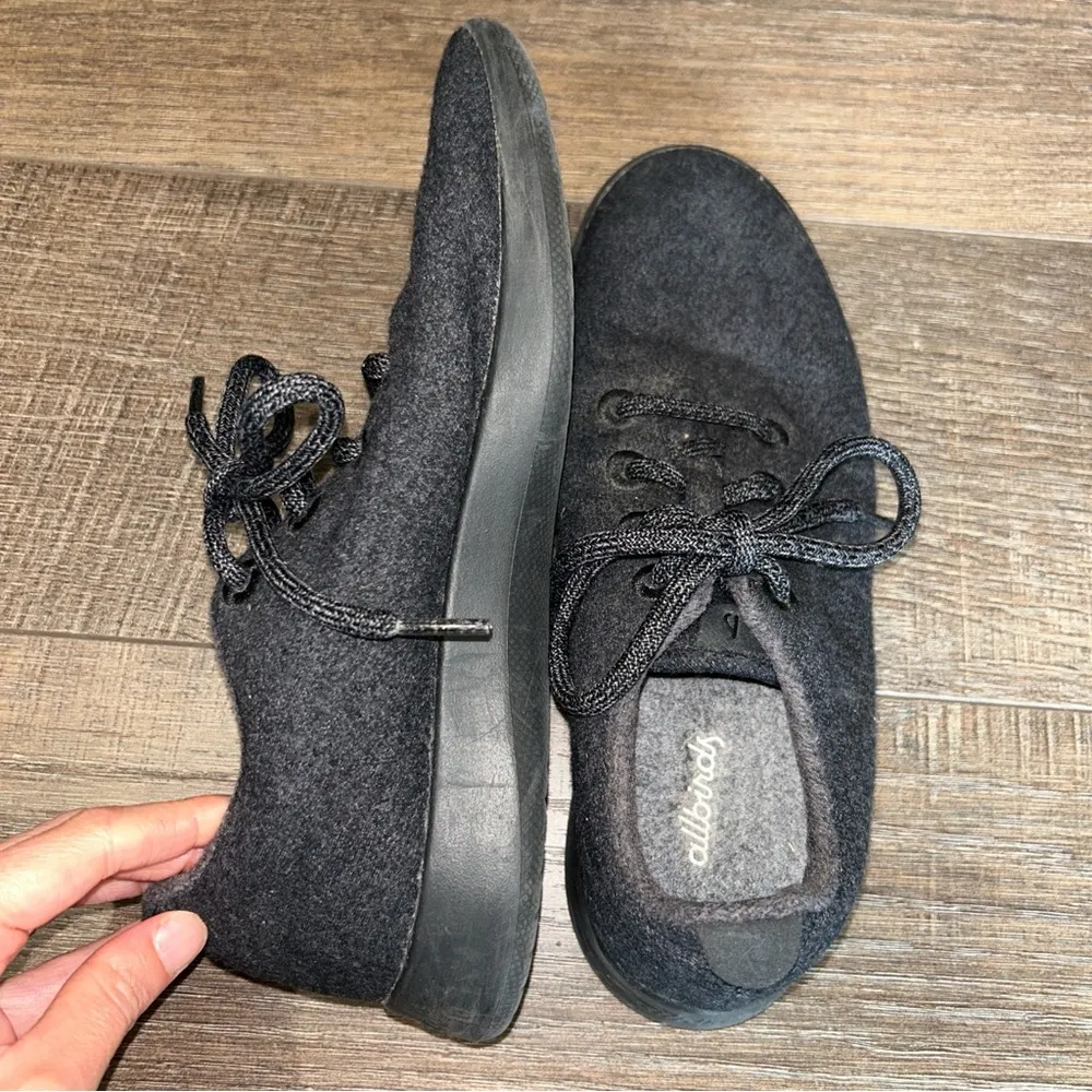 Allbirds Wool Runners Womens 8 Running Shoes Gray NZ Merino Lace Up Low Top - Image 8