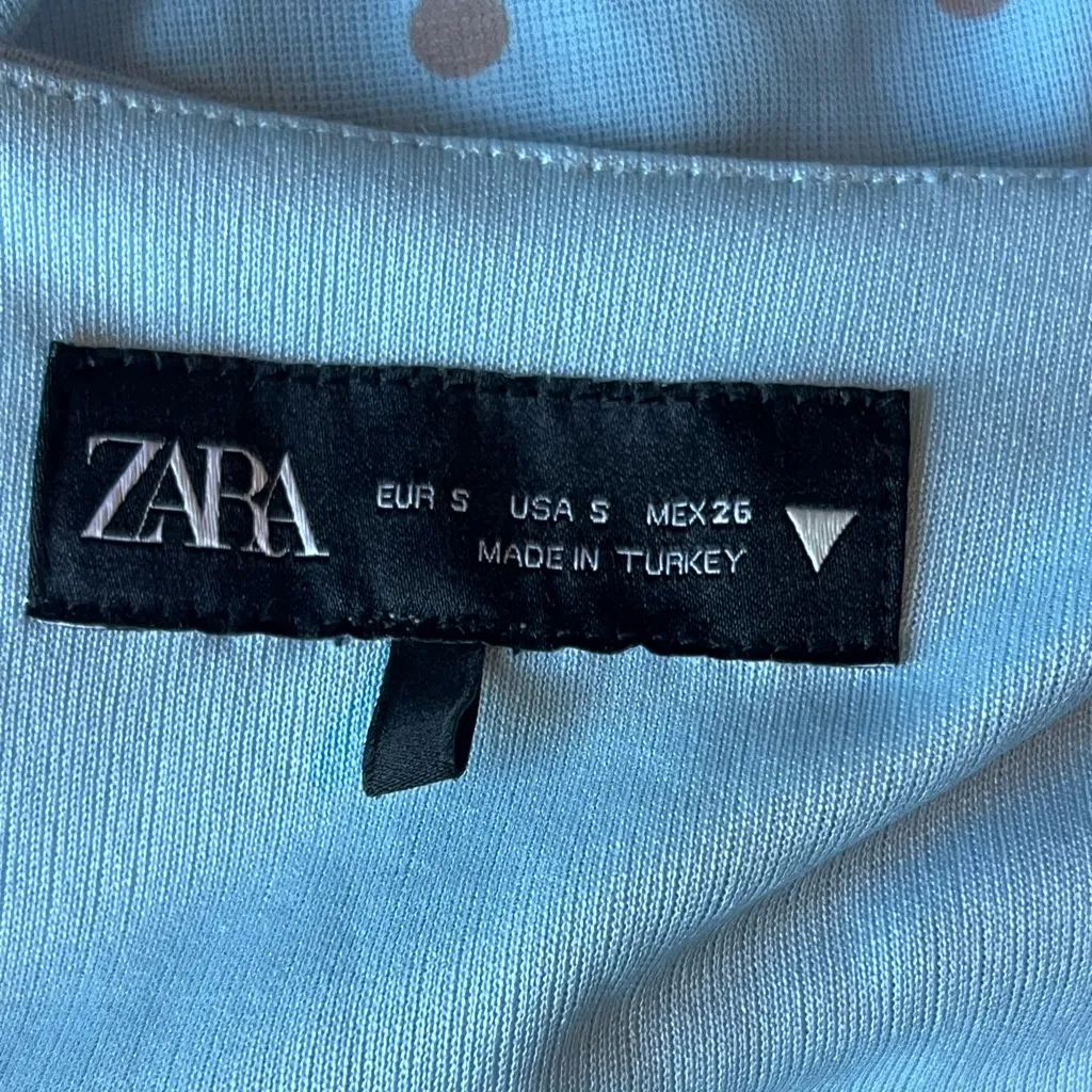 ZARA BLOGGER FAVORITE SHORT PRINTED TULLE DRESS - Image 4