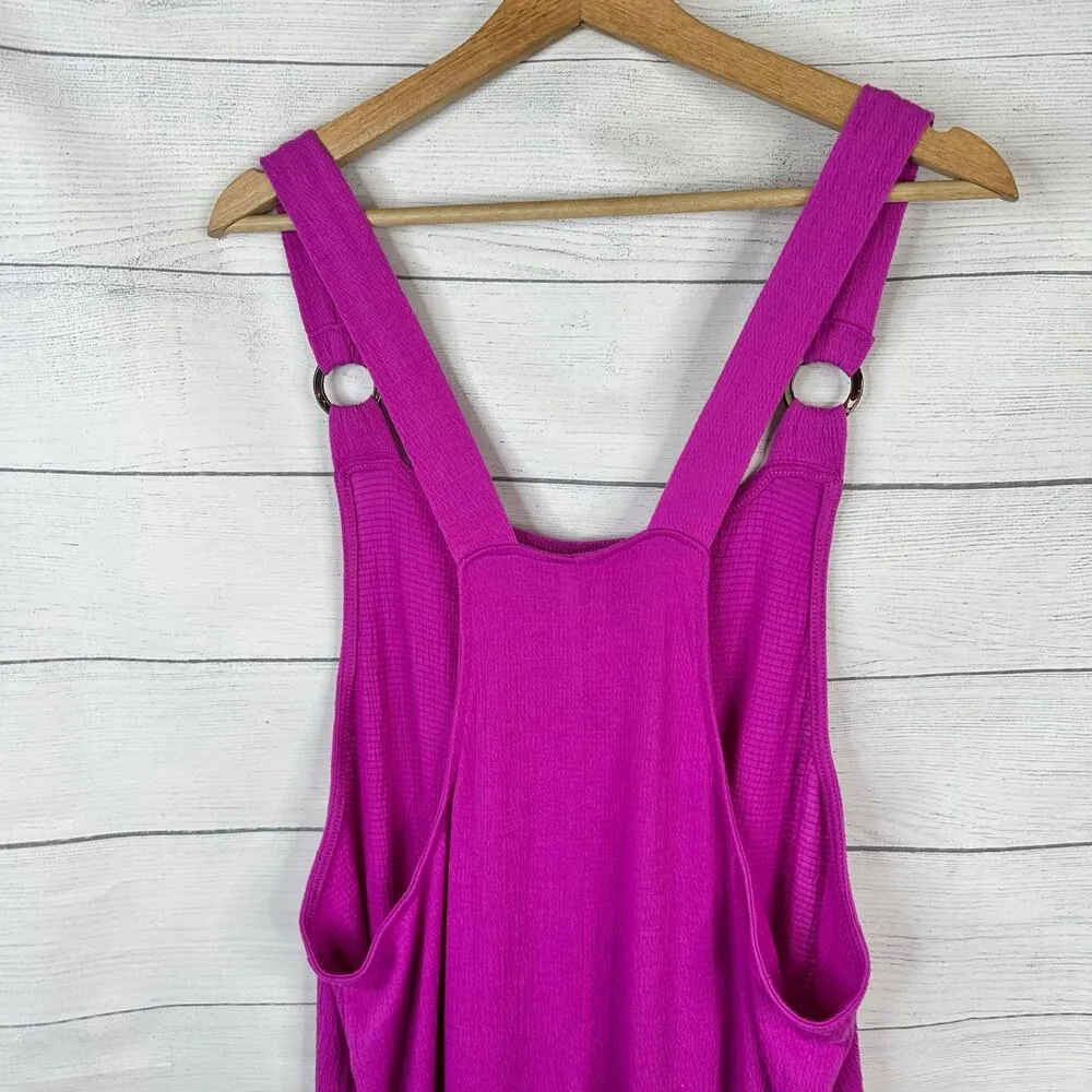 Swimsuits For All Womens size XL 14 16 Jumpsuit Beach Coverup Swimsuit Purple - Image 5