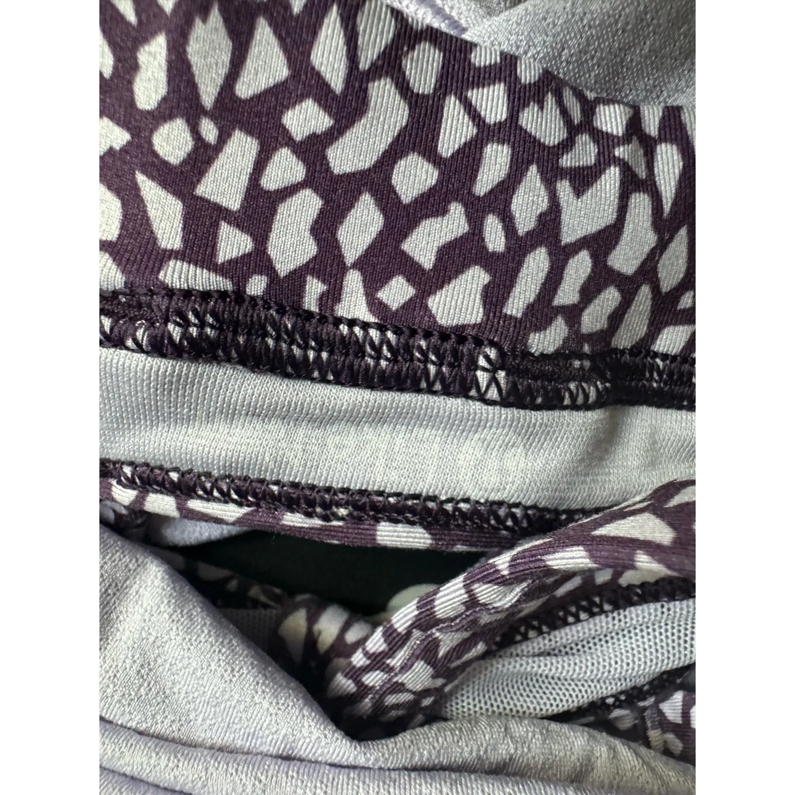 lululemon Womens Tank Sz 6 Nouveau Limits Lilac Miss Mosaic‎ Deep Zinfandel - Image 16