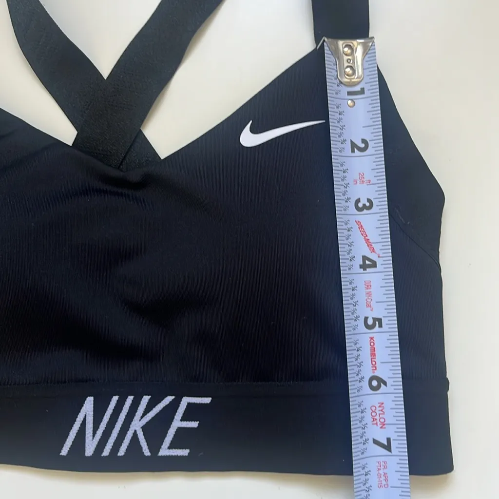 Nike Dri-fit Criss Cross Racerback Sports Bra in Black Women's Small - Image 7