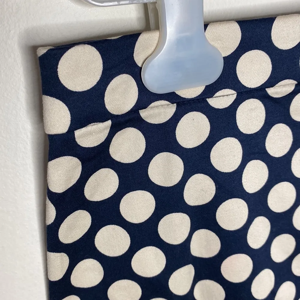 J Crew Factory the pencil skirt with polka dot motif size 0 Blue - Image 4