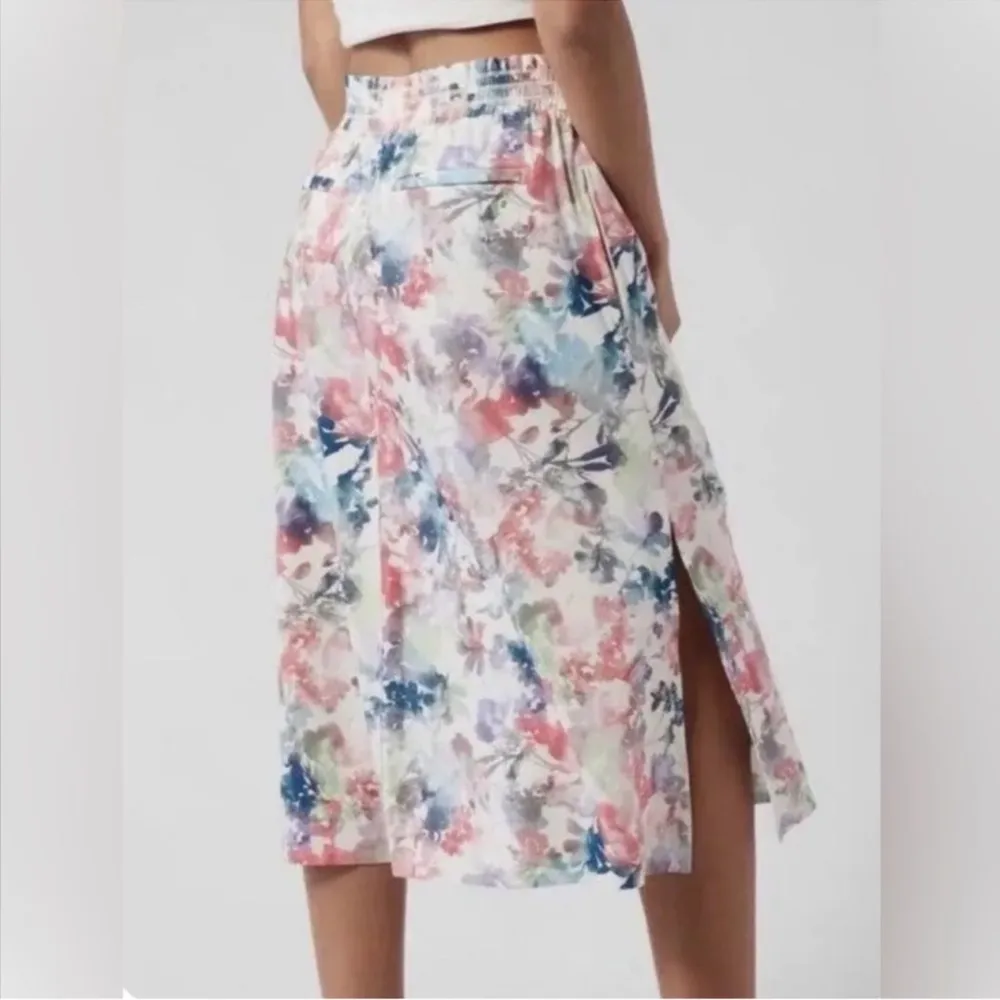 Athleta Savannah Floral Print Midi Skirt Womens Size Large - Image 4