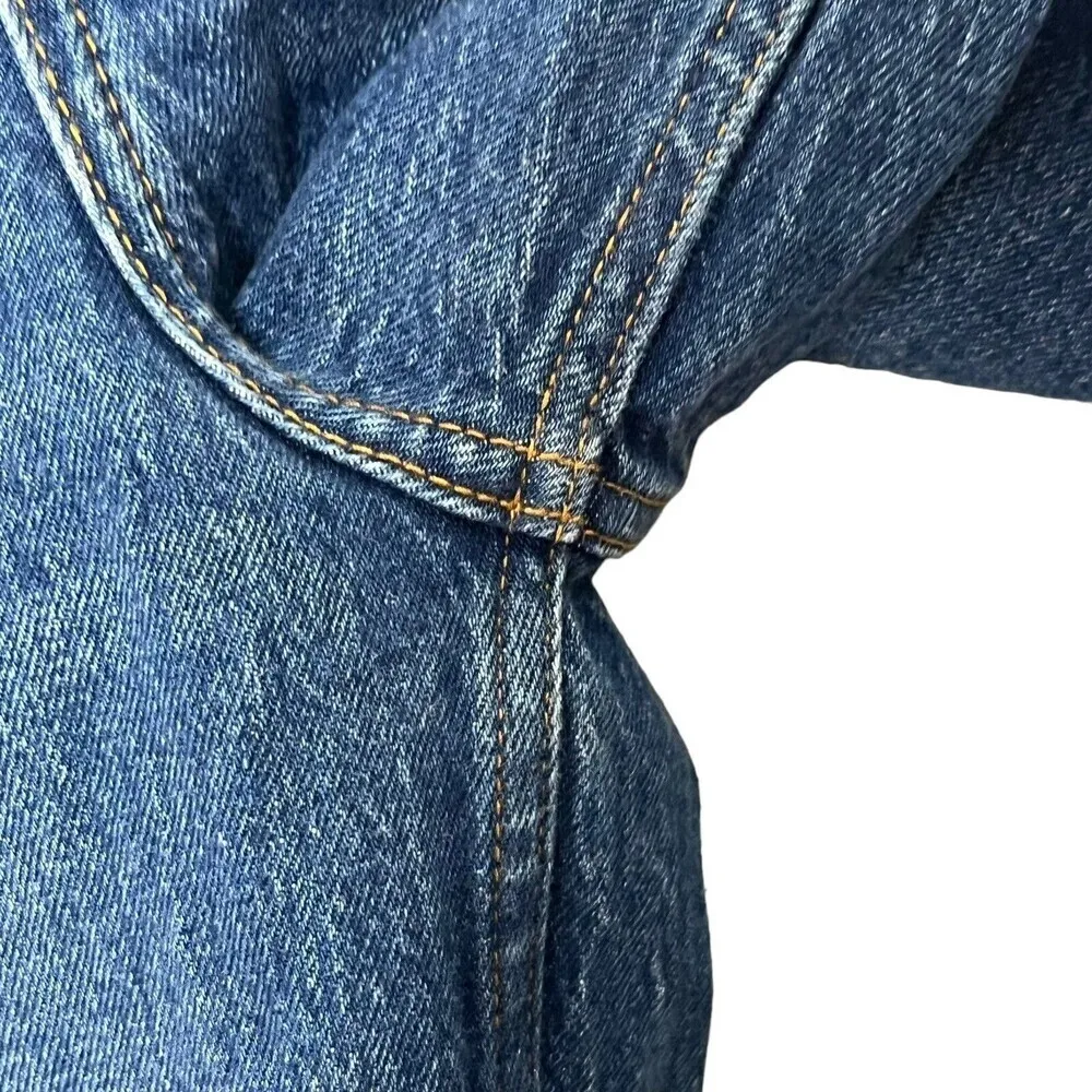 Abercrombie & Fitch Curve Love 90s Jeans Women’s Size 29 8 Short Ultra High Rise - Image 9