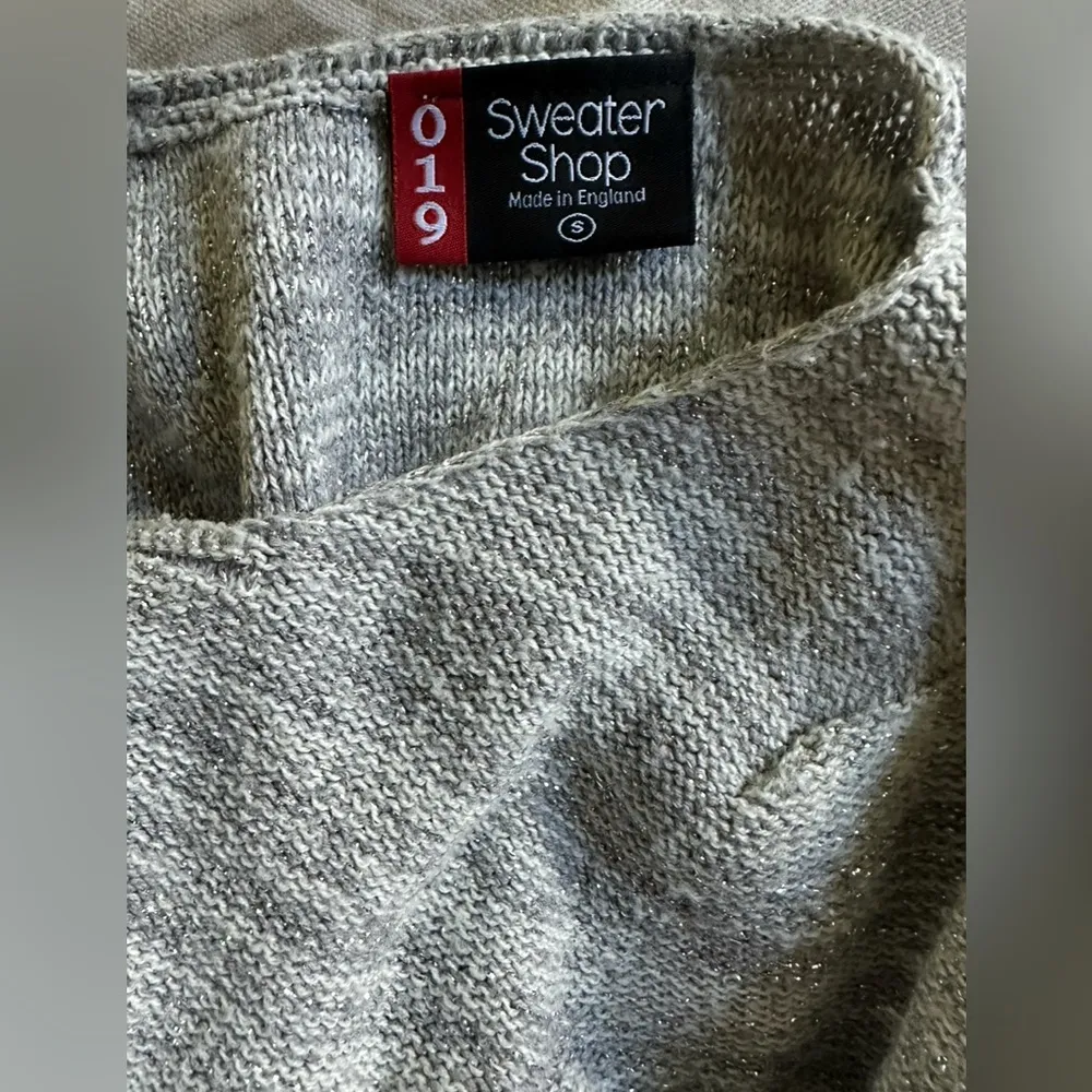 019 Sweater Shop Made in England pullover Size S Gray - Image 6