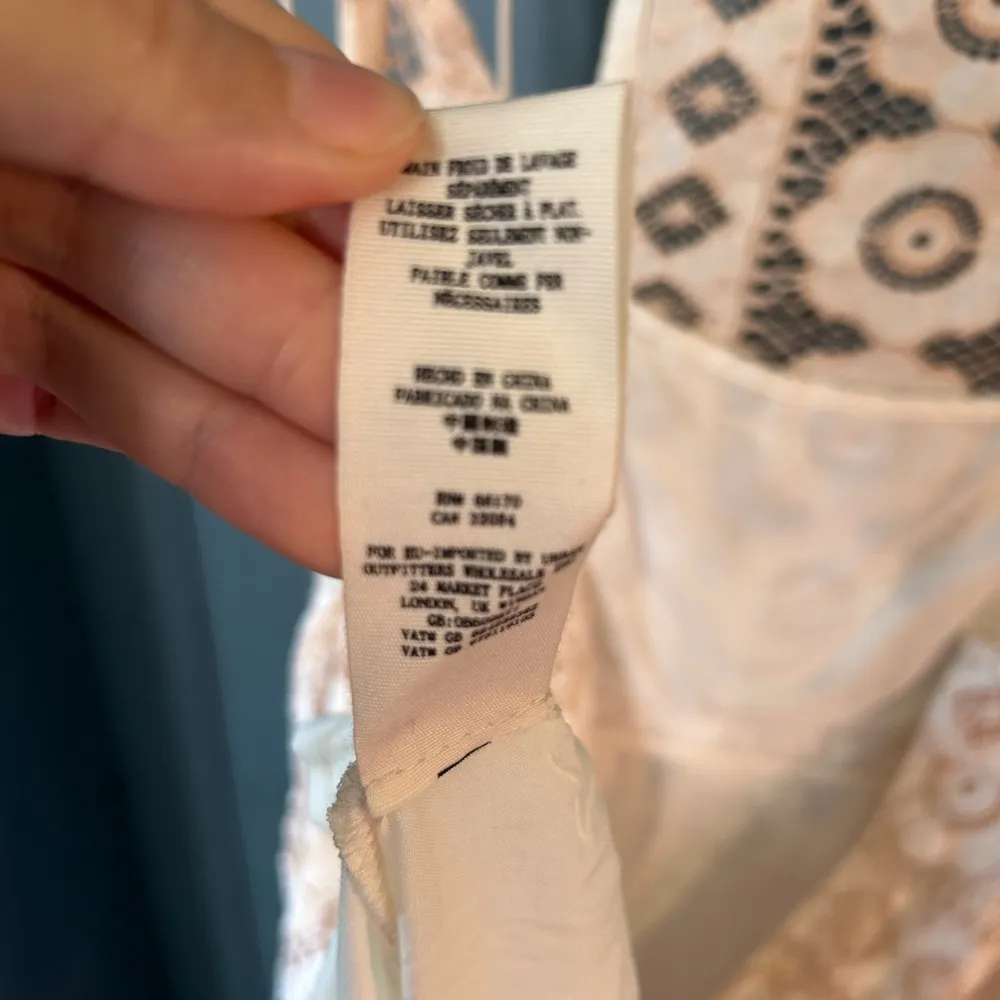 NWT Free People Dress Just Like Honey Lace Asymmetrical Fairy Festival, Sz 2 - Image 11