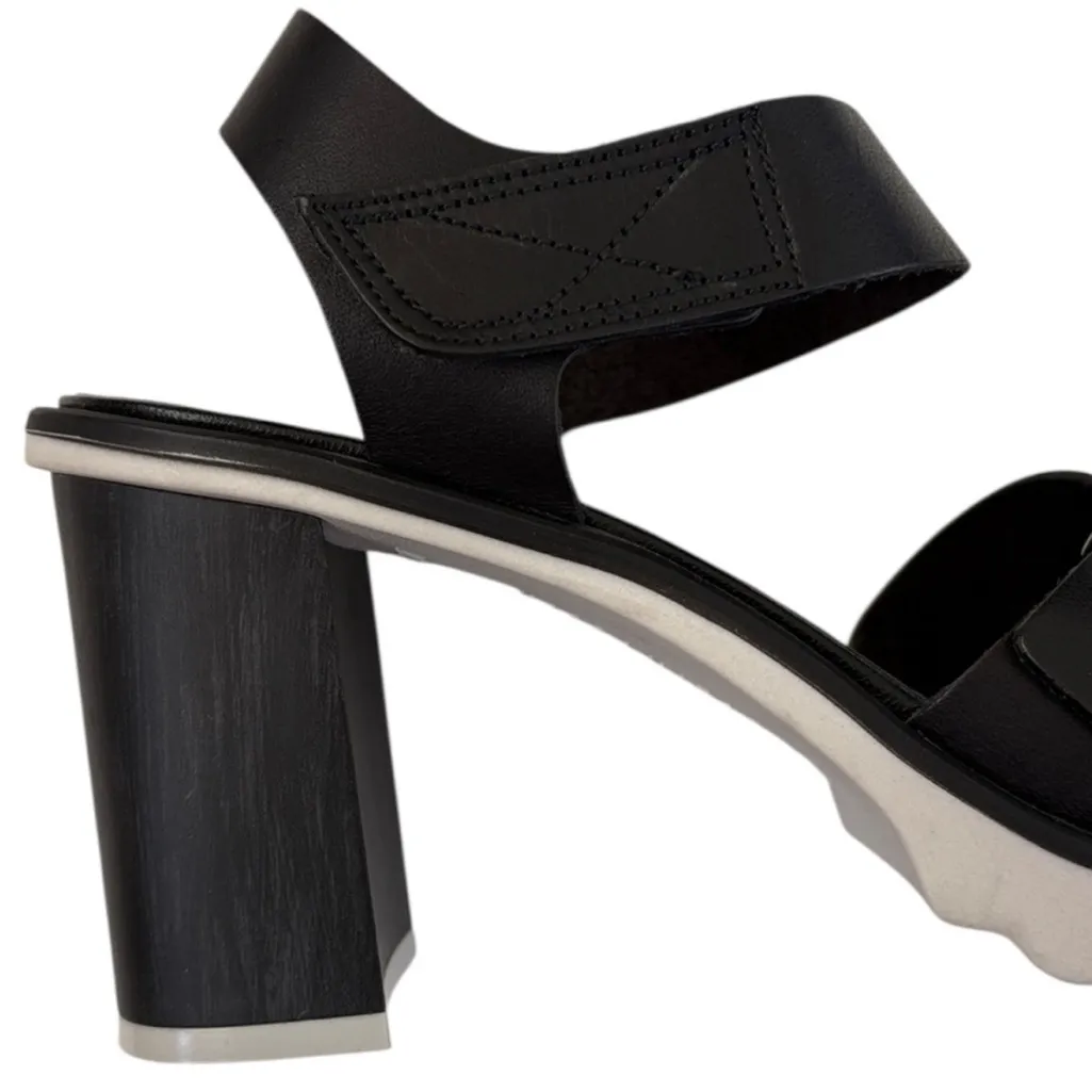 EUC HISPANITAS Leather Gigi Block Heel
Sandals Black Size 9 - Image 3