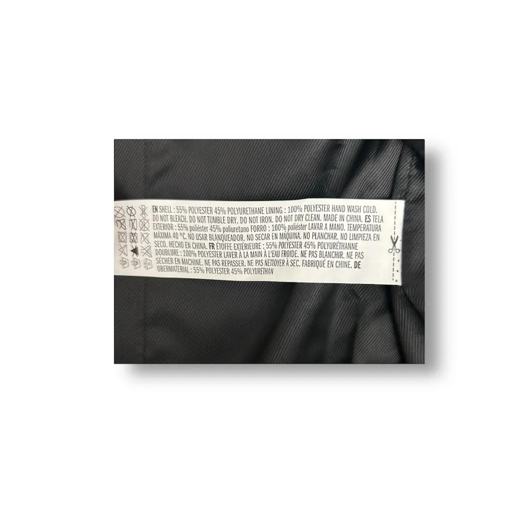 Endless Rose S Black Faux Leather PU Oversized Blazer Jacket Y2K Mob Wife NWT - Image 10