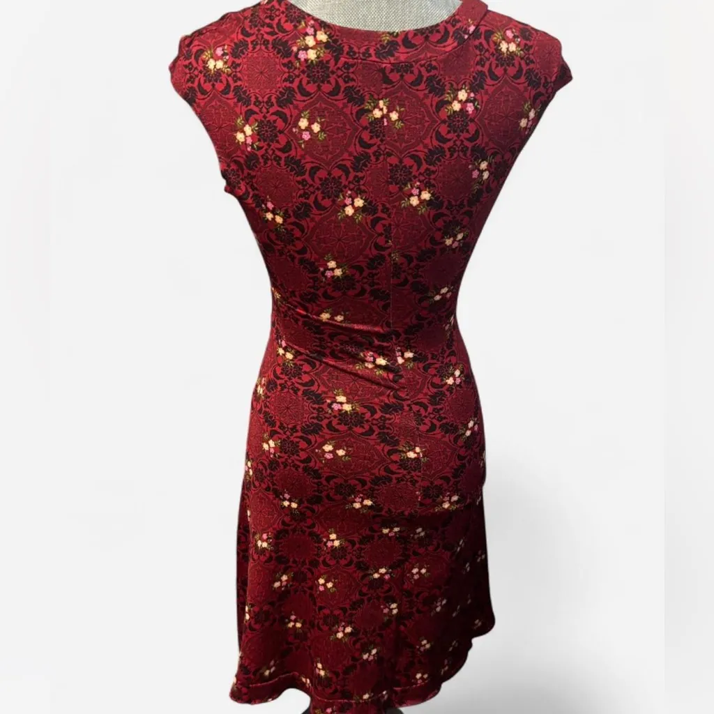 Vintage La belle dress Red Size M - Image 5