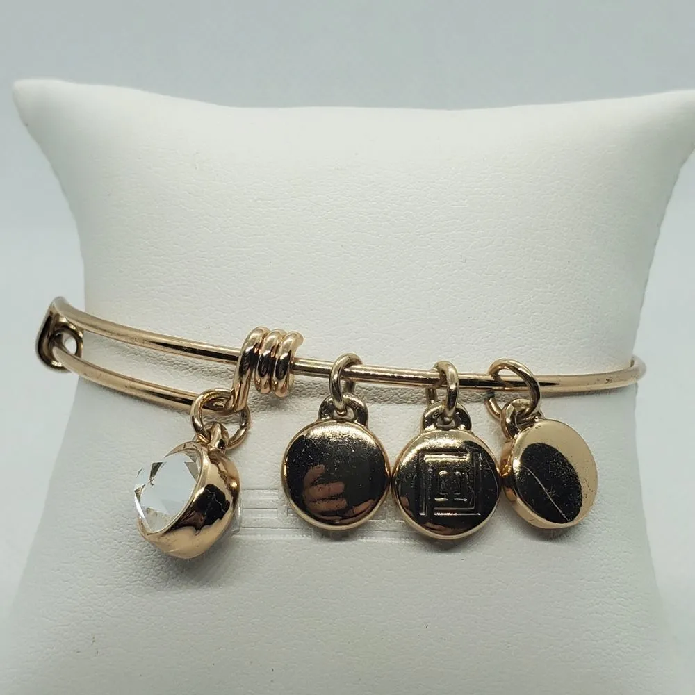 Liz Claiborne Gold Colored Bangle Bracelet - Image 2