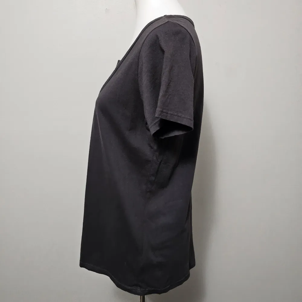 Buckle Gilded Intent Charcoal Ladder Neck Top Size Small - Image 4