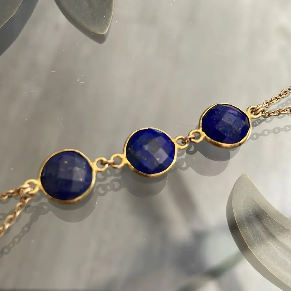 Gypset Honey Ring Chain Bracelet Blue - Image 2