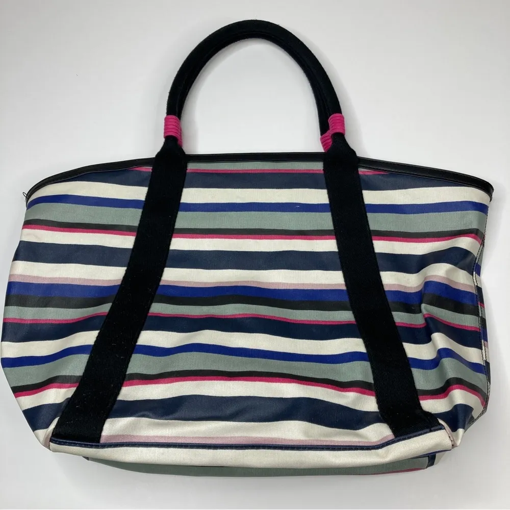 Fossil | Eliza Multi Color Stripe Tote Beach Bag - Image 7