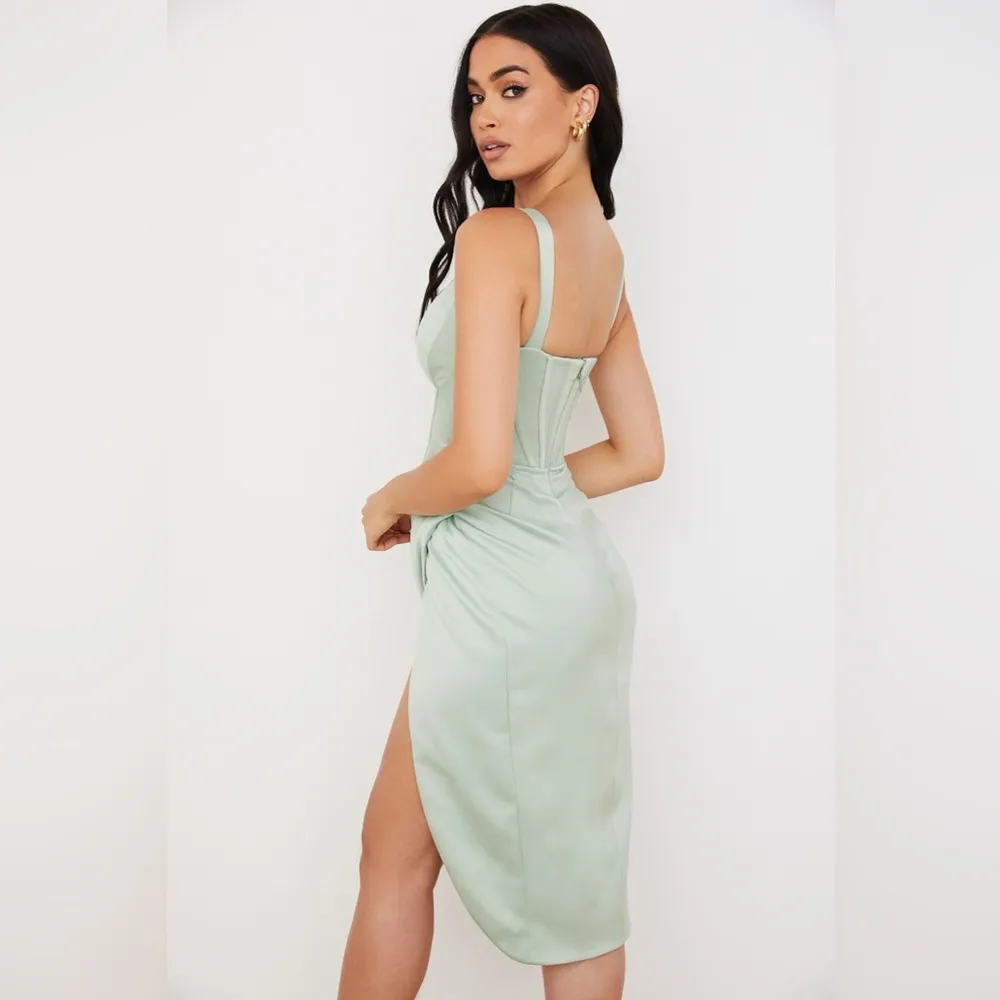 HOUSE OF CB FAYE CORSET DRESS, PISTACHIO. Size X-Small D-E Cup, $269 - Image 2