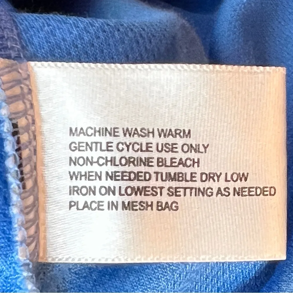 SJB Active St. John Bay Large Gray & Blue Zippered Front Long Sleeve Jac… - Image 5