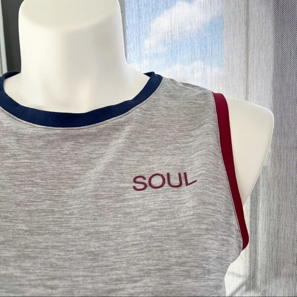 Soulcycle Grey Buttery Soft Lightweight Cropped Tank Top Women’s Large - Image 2